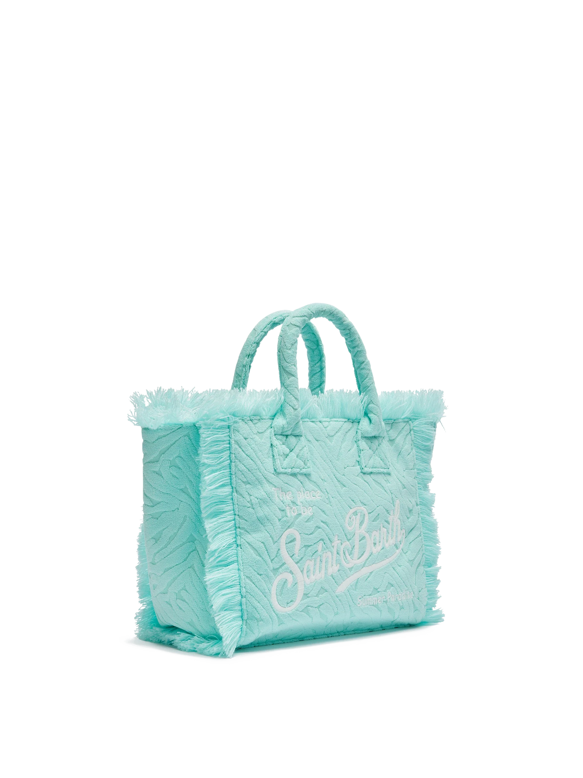 Borsa a mano Colette in spugna con motivo zebrato