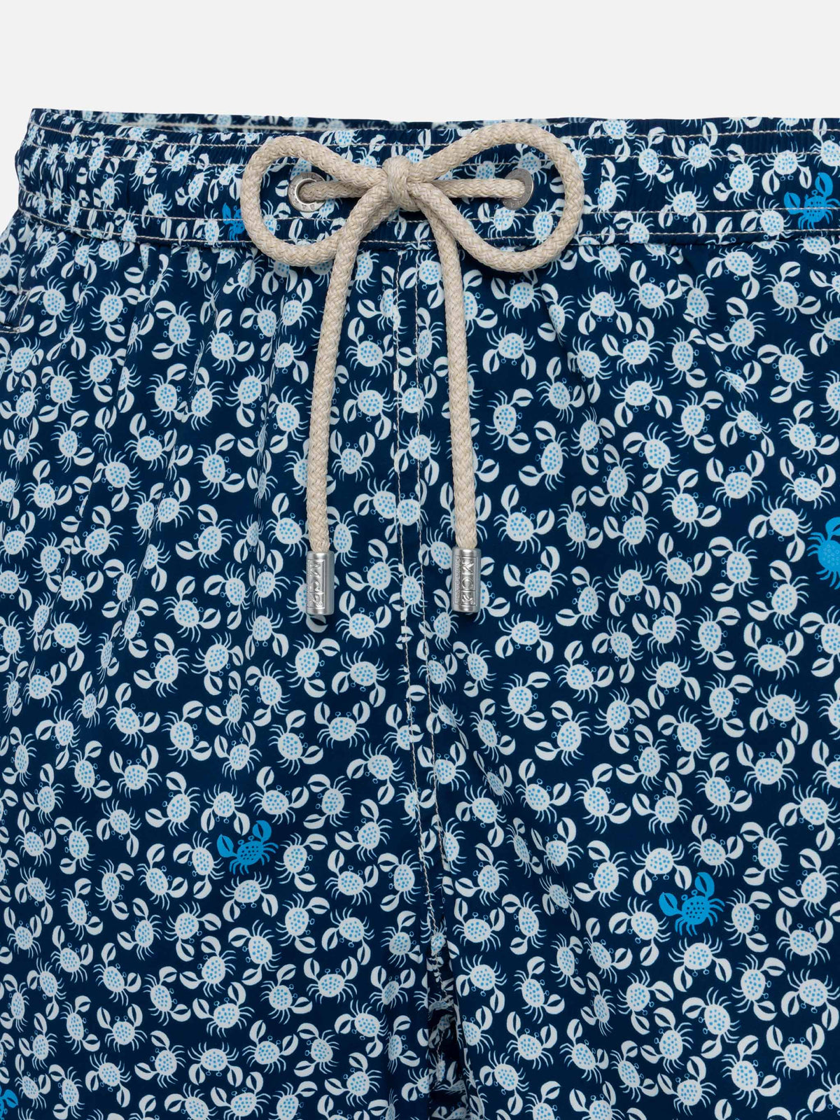 Costume mare Comfort Light blu navy con stampa granchi