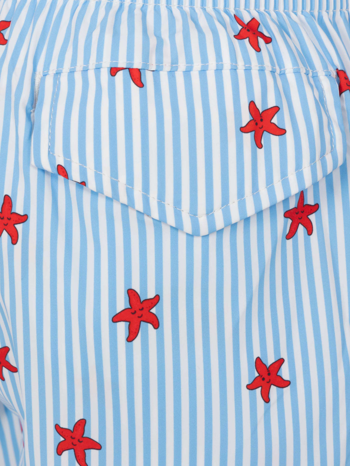 Costume mare Comfort Light Jr azzurro con stampa stelle marine