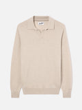 Polo Covent beige in misto lana merino e cashmere product image 1