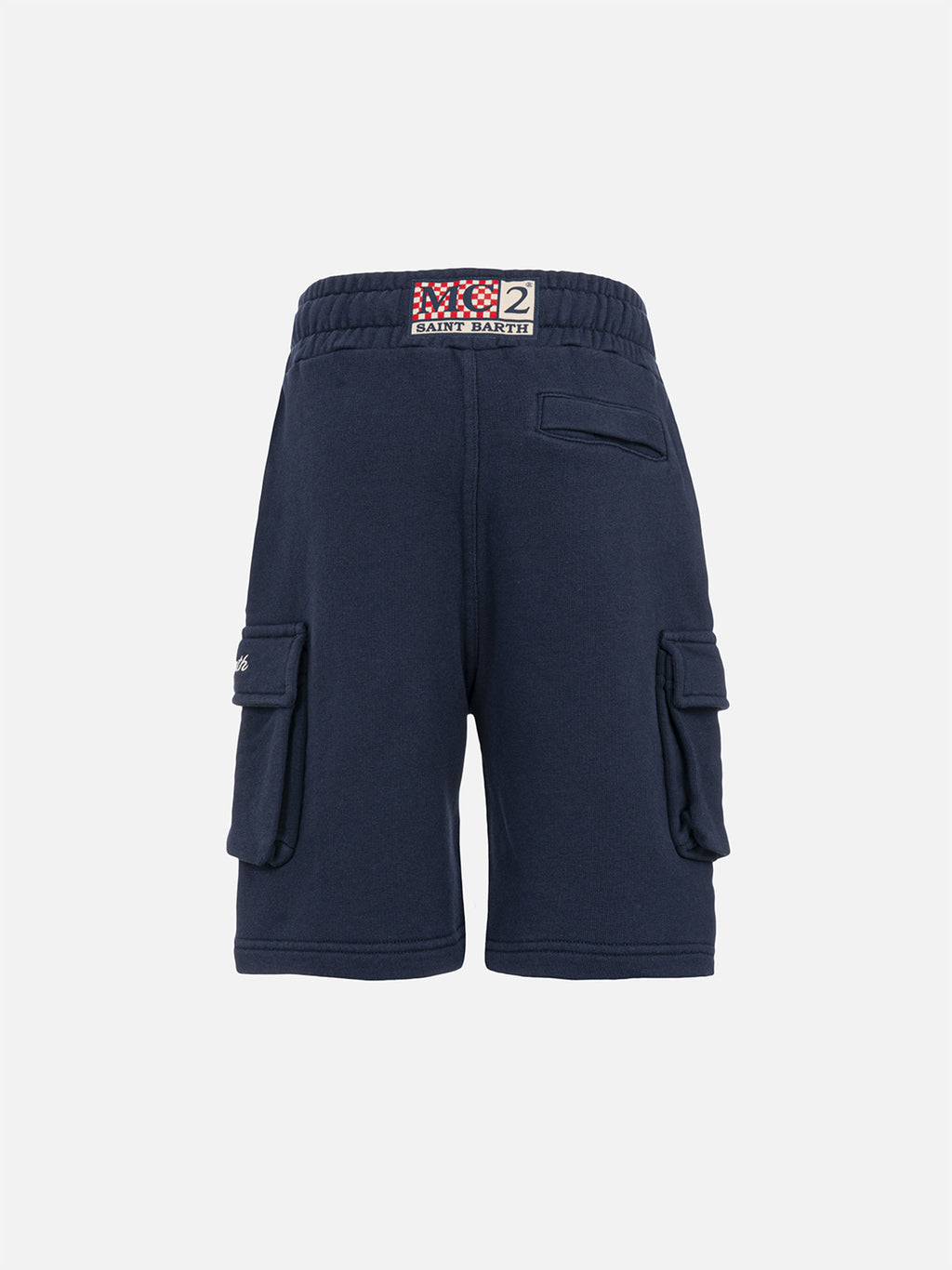 Bermuda cargo Cargy Jr blu navy in cotone