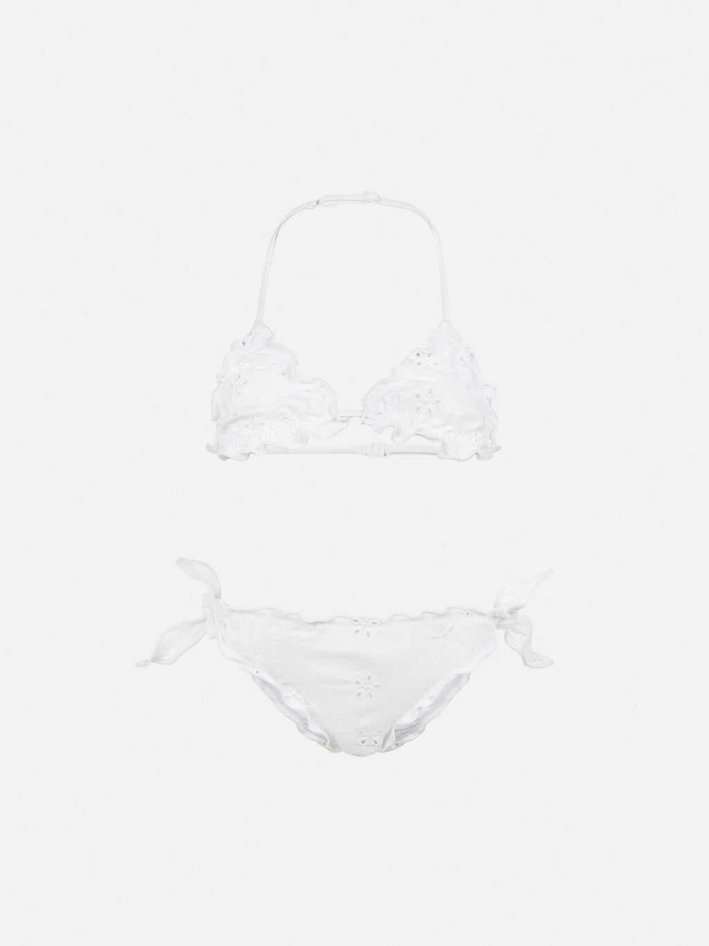Bikini Cris bianco in sangallo