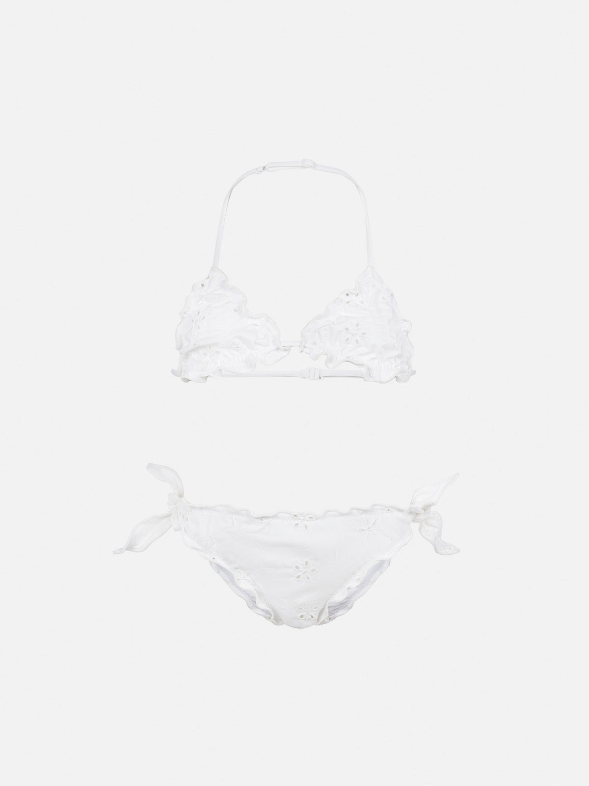 Bikini Cris bianco in sangallo