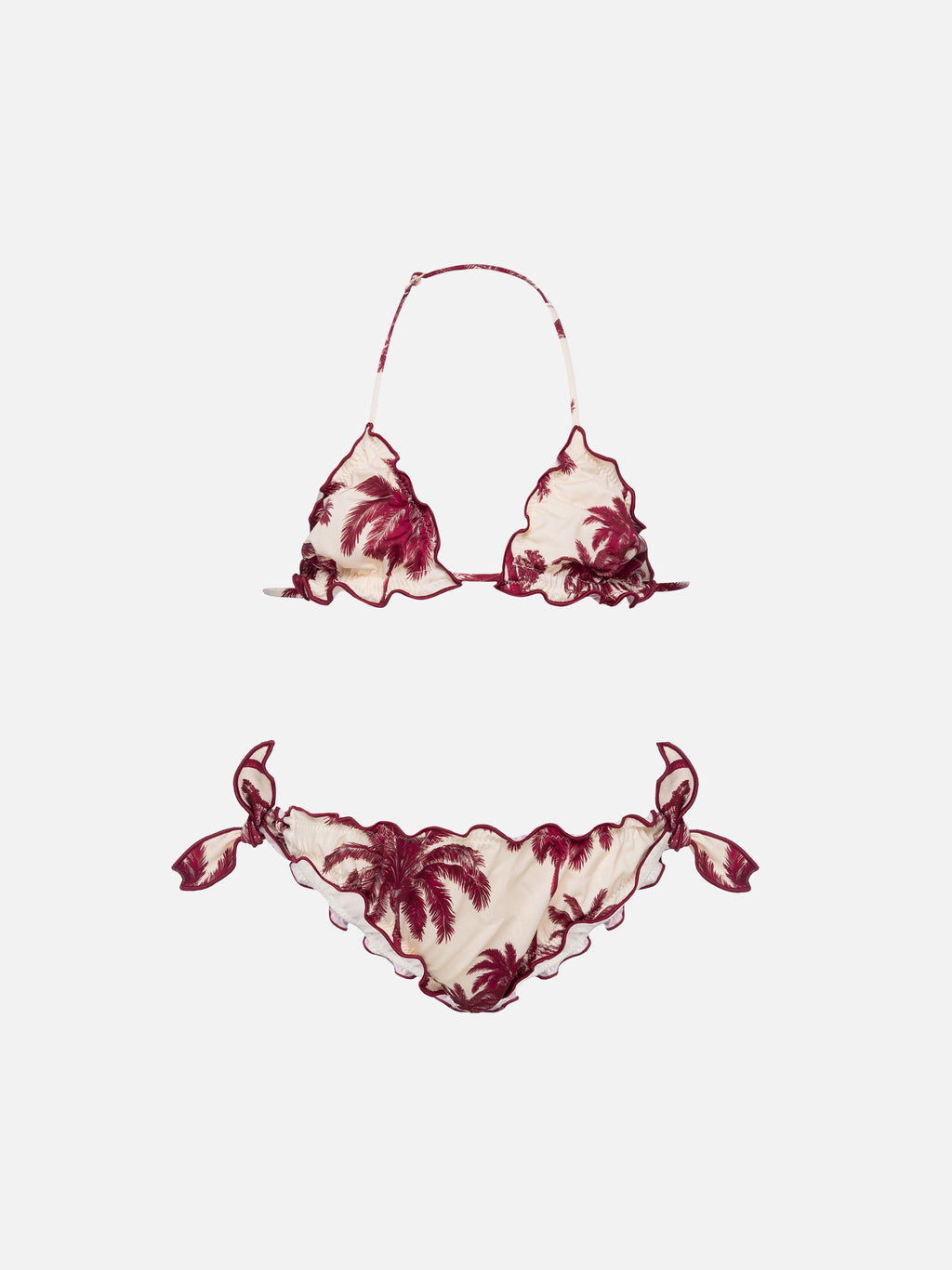 Bikini Cris bianco panna con stampa toile de Jouy | Special Edition