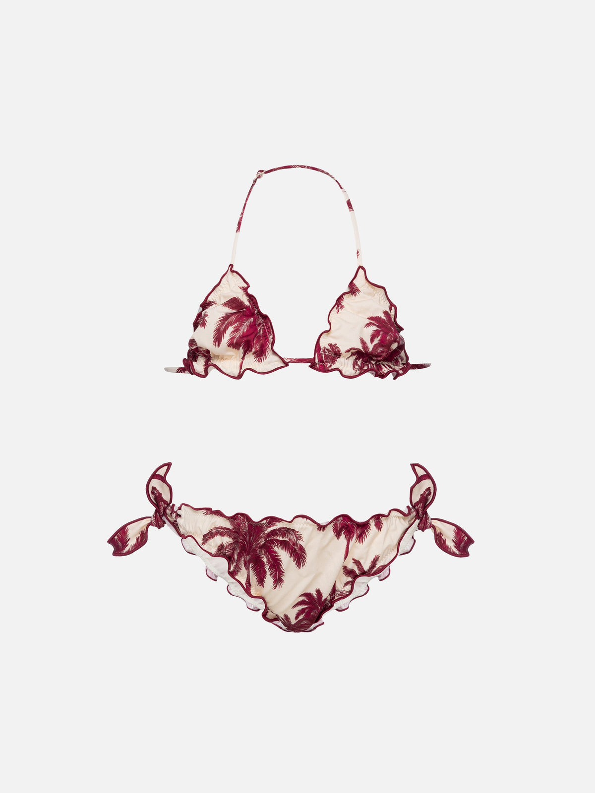 Bikini Cris bianco panna con stampa toile de Jouy | Special Edition