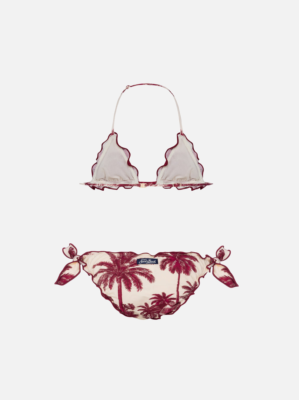 Bikini Cris bianco panna con stampa toile de Jouy | Special Edition