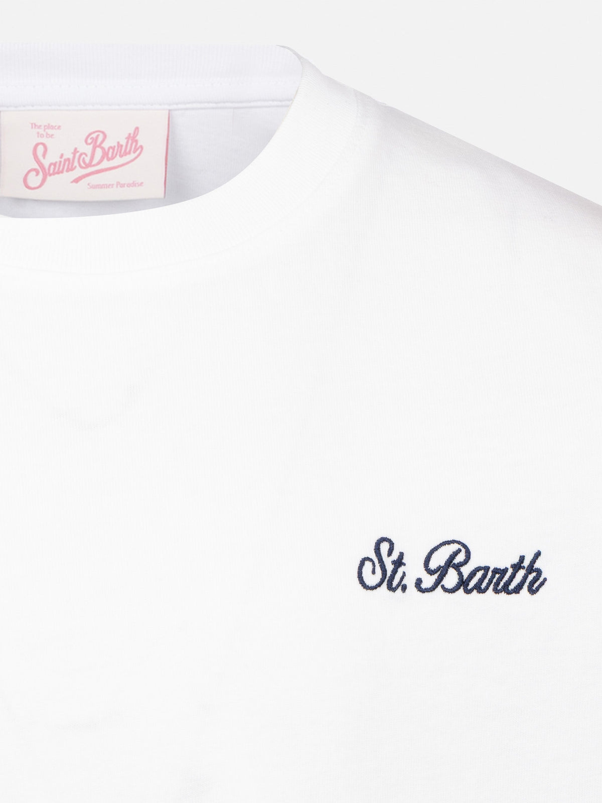 T-shirt Dover Jr bianca con ricamo logo product image 2