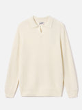 Polo Downing bianco panna in lana a costine product image 1