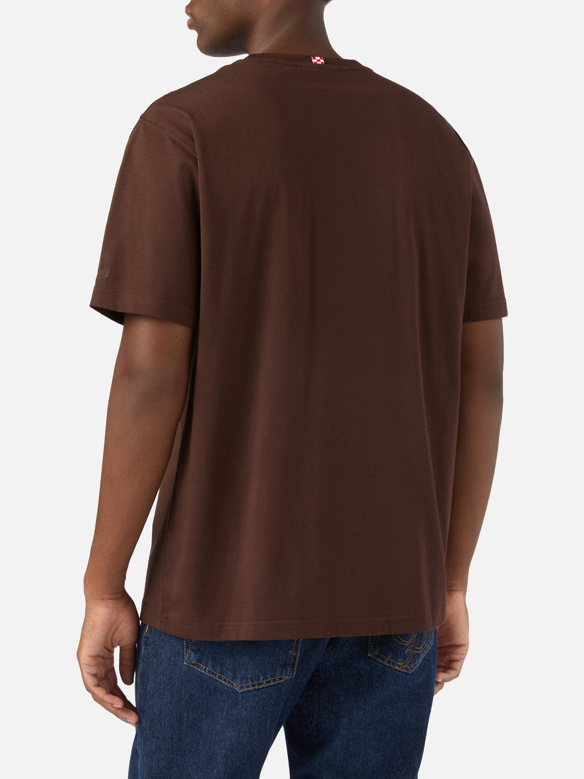 T-shirt Every marrone in cotone product image 4