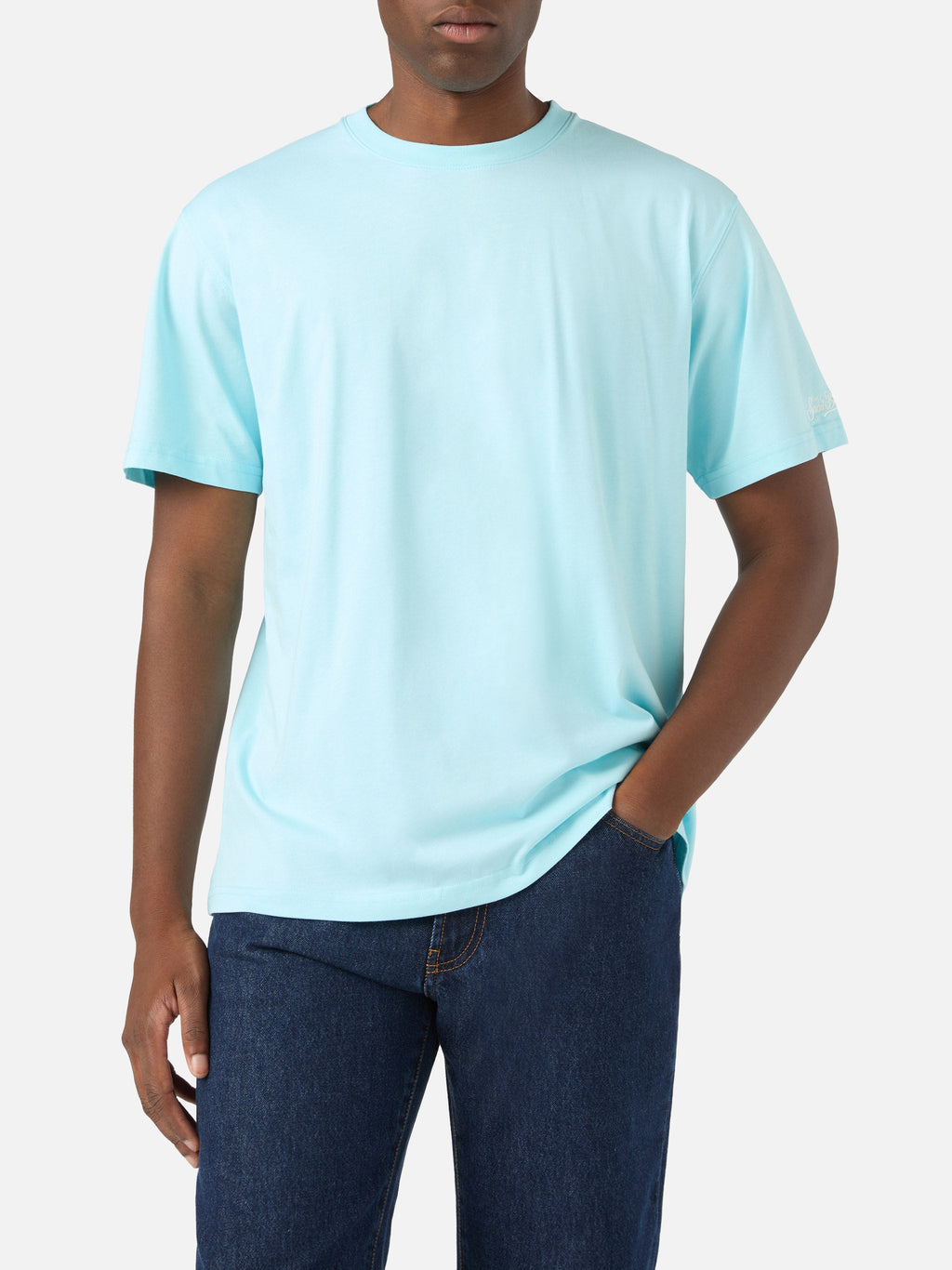 T-shirt Every verde in cotone product image 2