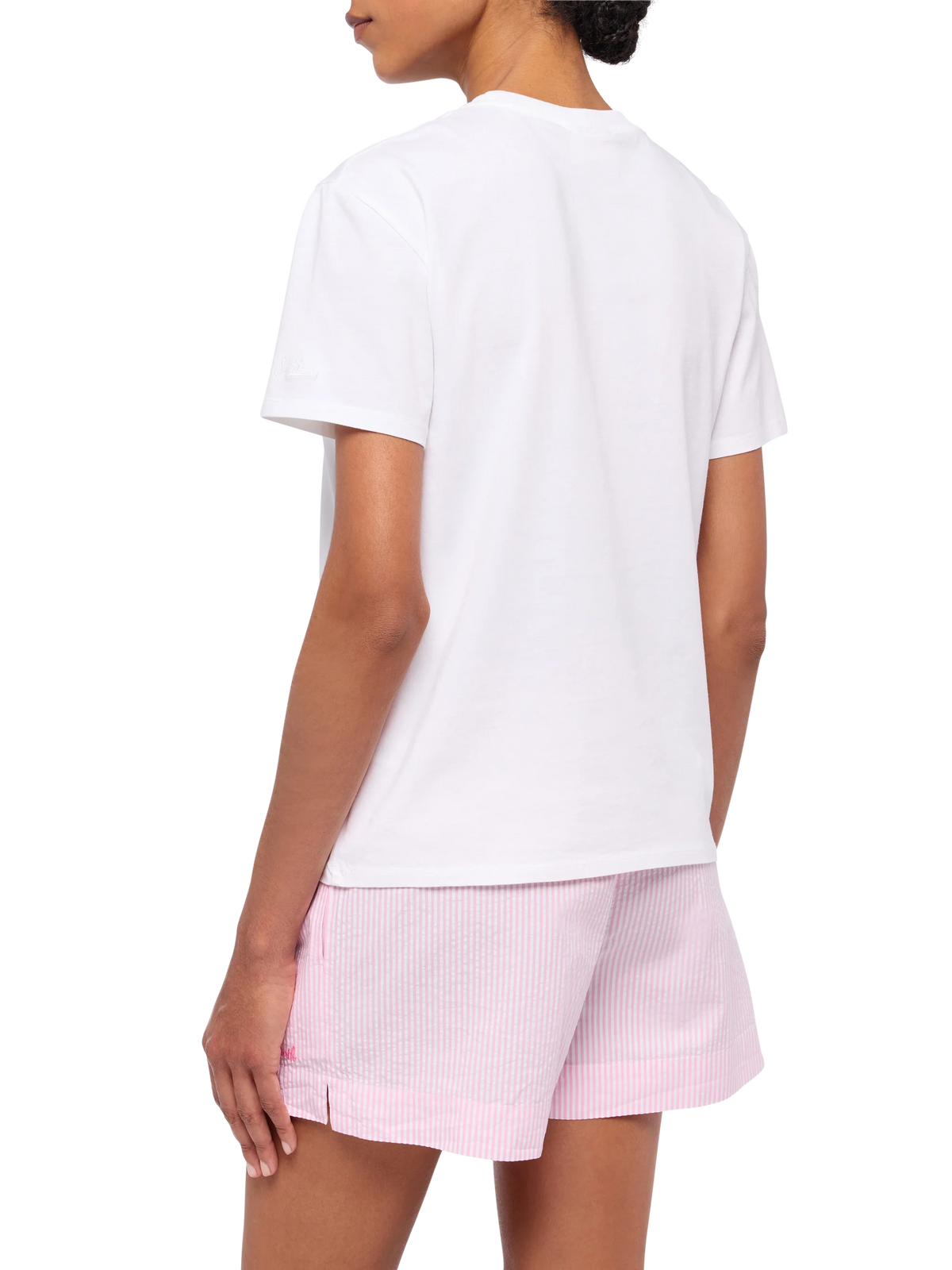 T-shirt Emilie bianca con ricamo Estate-mi Lontana product image 3