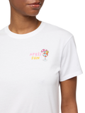 T-shirt Emilie bianca con ricamo Après Sun product image 1