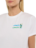 T-shirt Emilie bianca con ricamo - mariti + mojiti product image 1