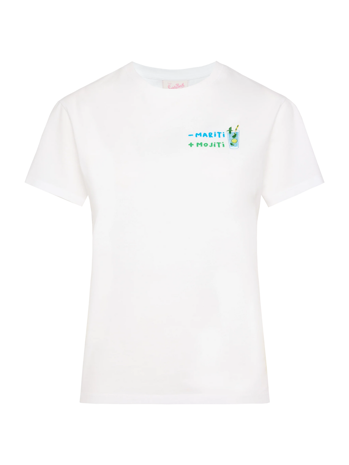 T-shirt Emilie bianca con ricamo - mariti + mojiti product image 4