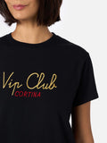 T-shirt Emilie nera con ricamo Vip Club Cortina | Special product image 1