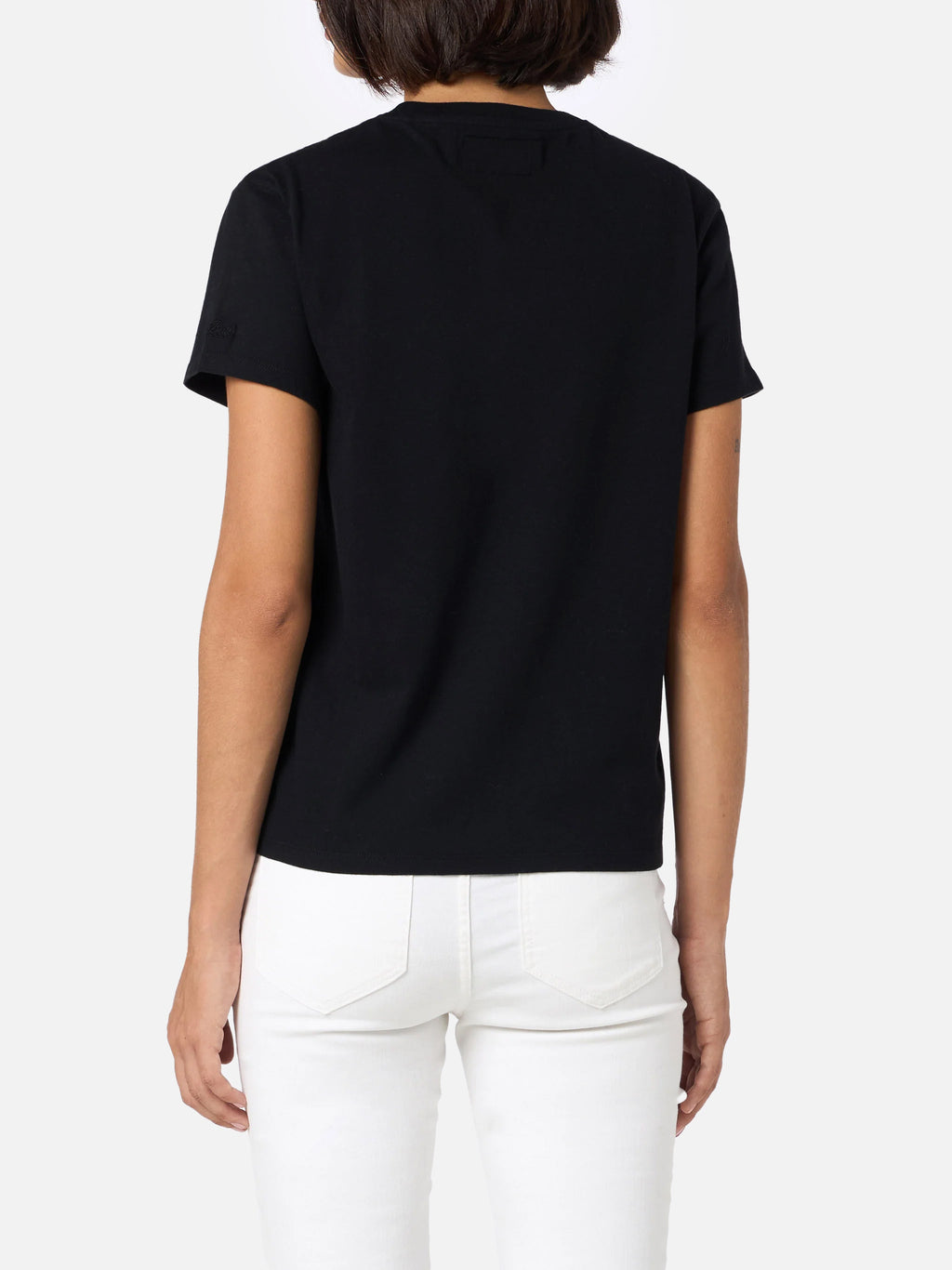 T-shirt Emilie nera con ricamo Vip Club Cortina | Special product image 4