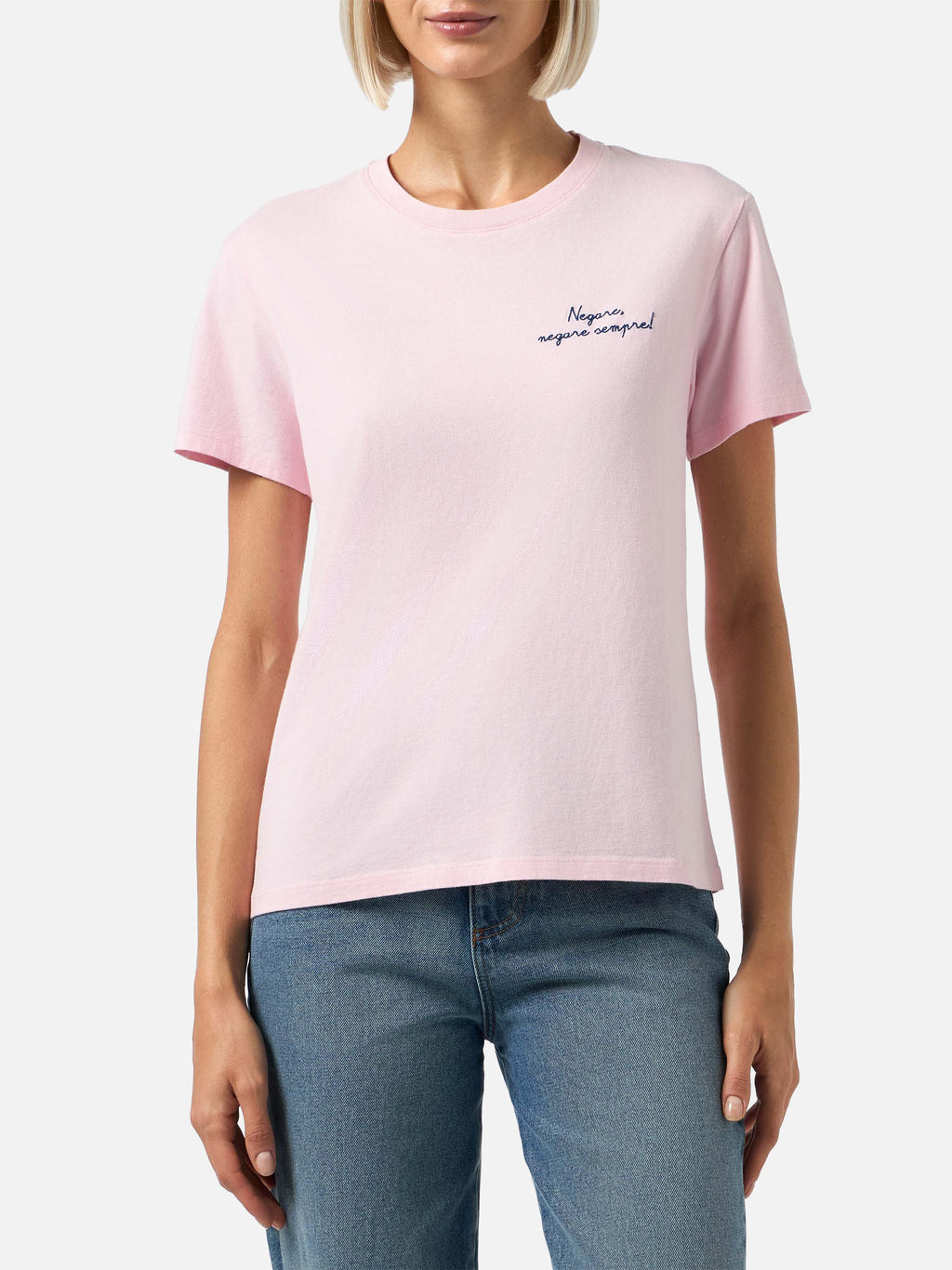 T-shirt Emilie rosa con stampa Negare Sempre | Special product image 2