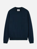 Felpa Fourseason blu navy in cotone con ricamo logo product image 1