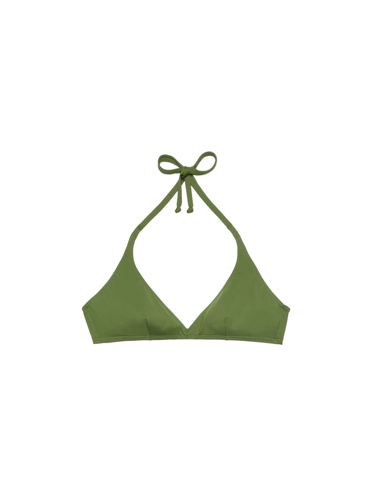 Top bikini bralette Gaia verde militare