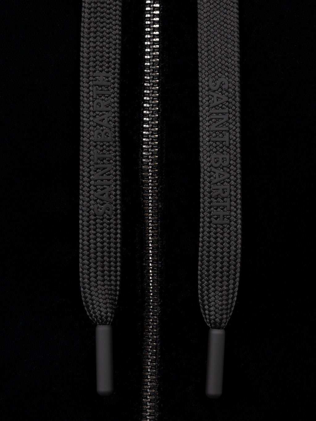 Piumino Geneve nero in velluto con cappuccio product image 6