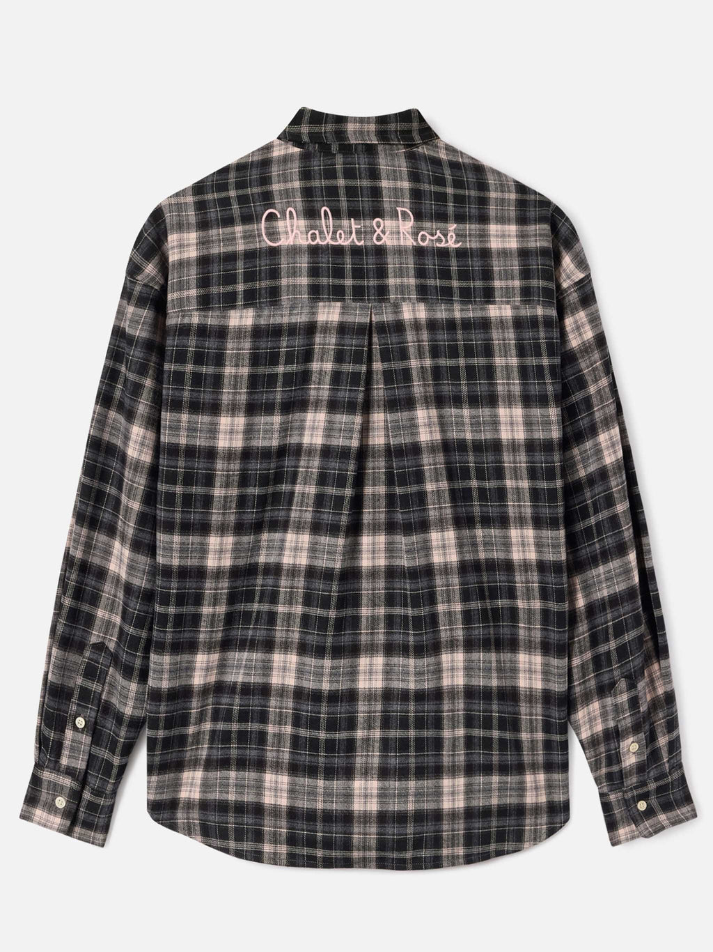 Camicia Gigy in flanella con motivo tartan e ricamo logo product image 1