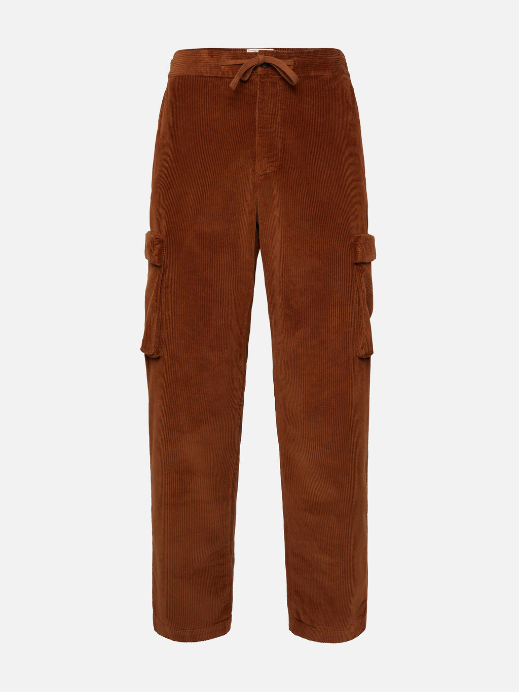 Pantaloni cargo Goldeck cammello in velluto a coste