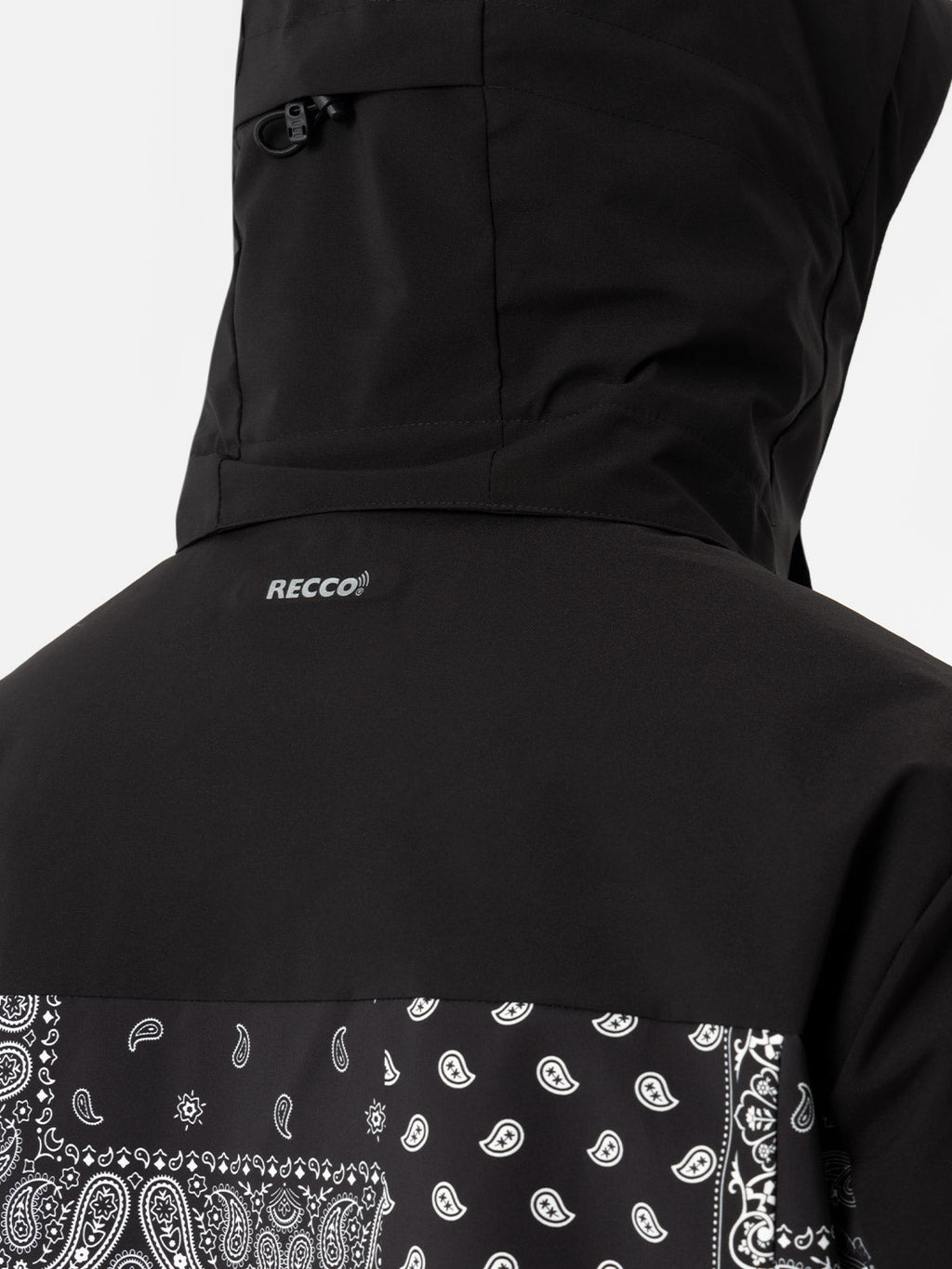 Piumino Greatscott nero con motivo bandana product image 5