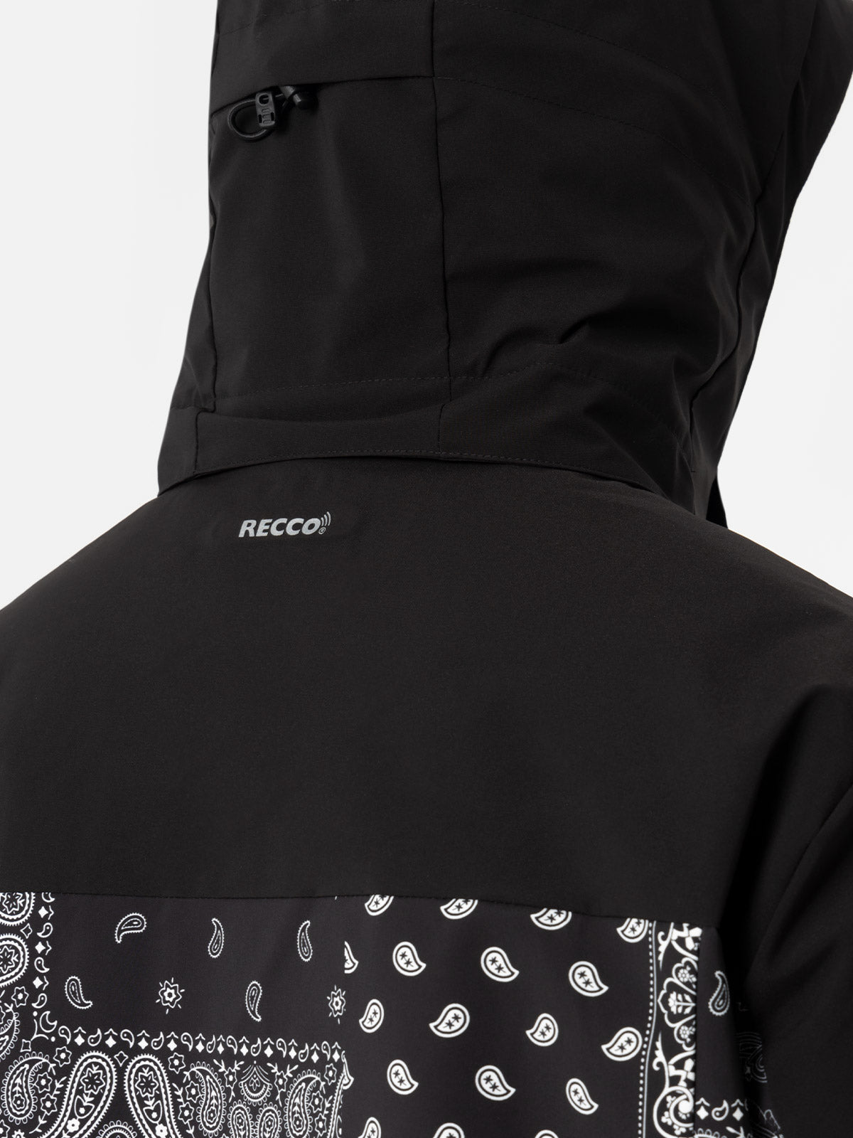 Piumino Greatscott nero con motivo bandana product image 5