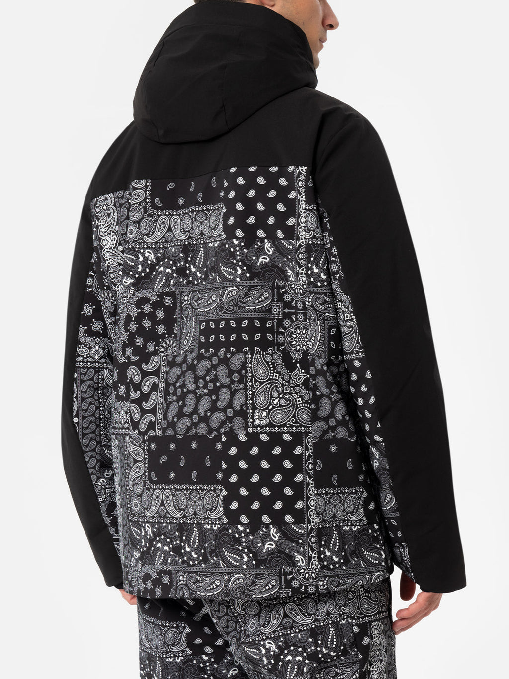 Piumino Greatscott nero con motivo bandana product image 6