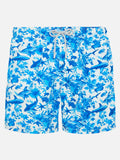 Costume mare Gustavia bianco con stampa squali | Special Edition