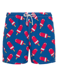 Costume mare Gustavia blu navy con stampa gelato Fior di Fragola | Special Edition