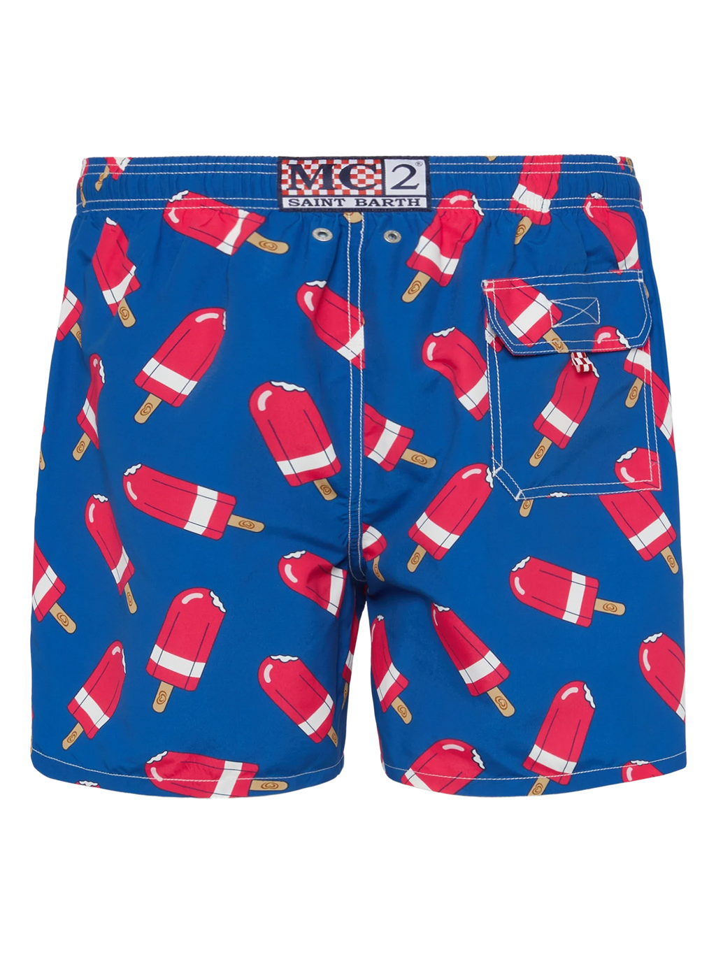 Costume mare Gustavia blu navy con stampa gelato Fior di Fragola | Special Edition
