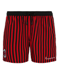 Costume mare Gustavia rosso con righe rossonere | Special Edition