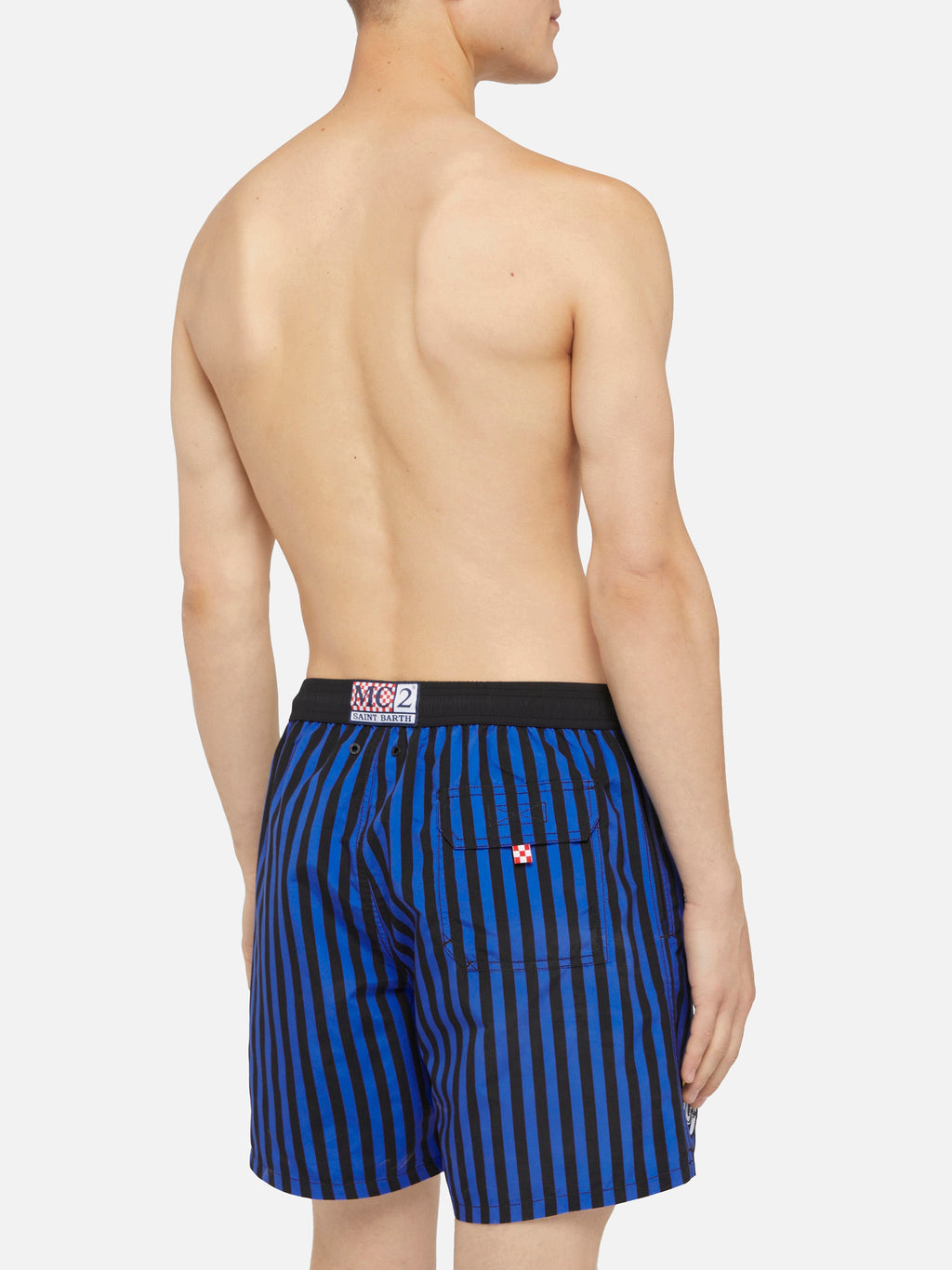 Costume mare Gustavia blu navy con righe Inter | Special Edition