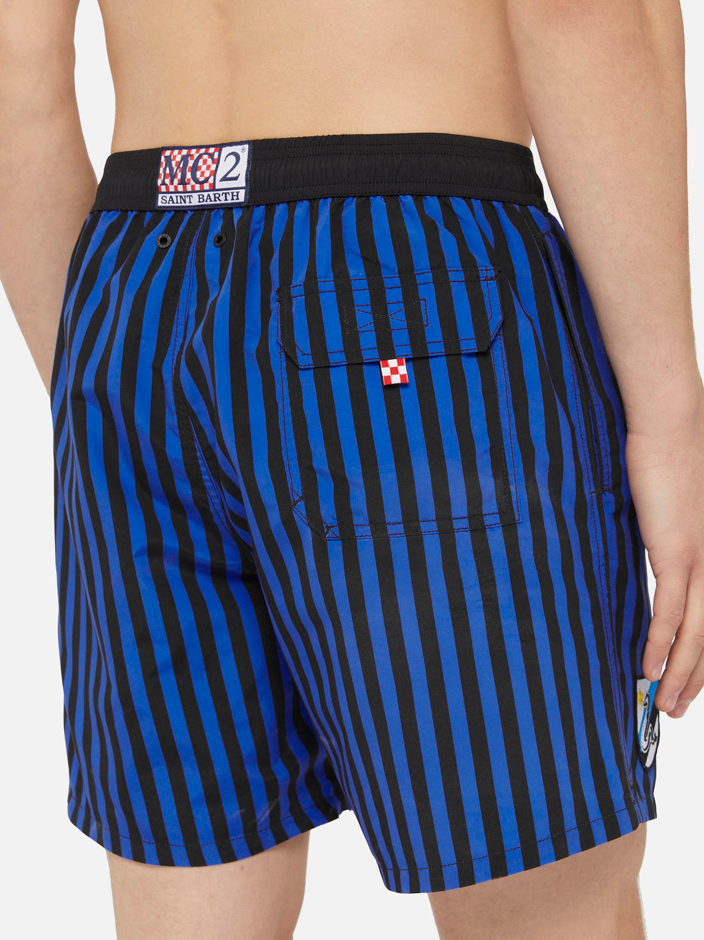 Costume mare Gustavia blu navy con righe Inter | Special Edition