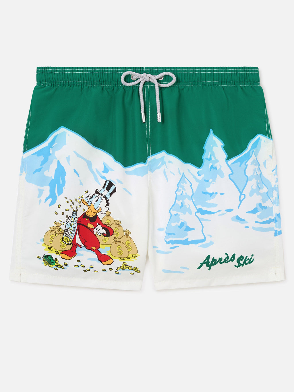 Costume da bagno Gustavia verde con stampa Zio Paperone | Special edition