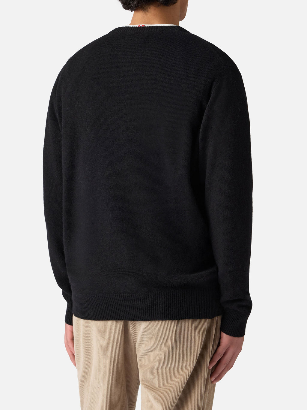Maglione Heron nero con ricamo VIP Club | Special Edition