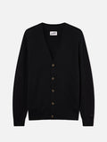 Cardigan Herrison nero in lana