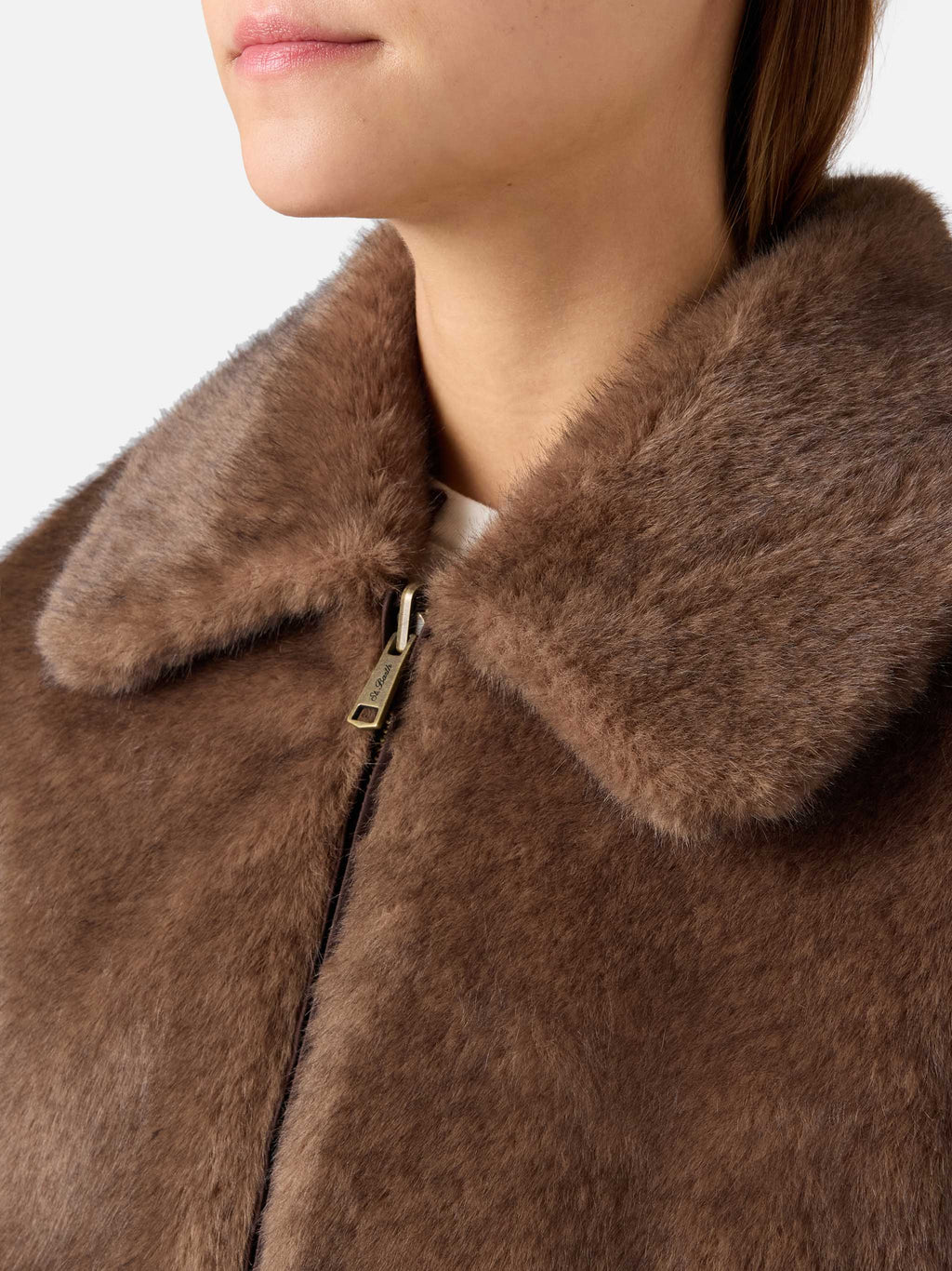 Gilet Hesketh marrone scuro reversibile in tessuto cerato product image 7