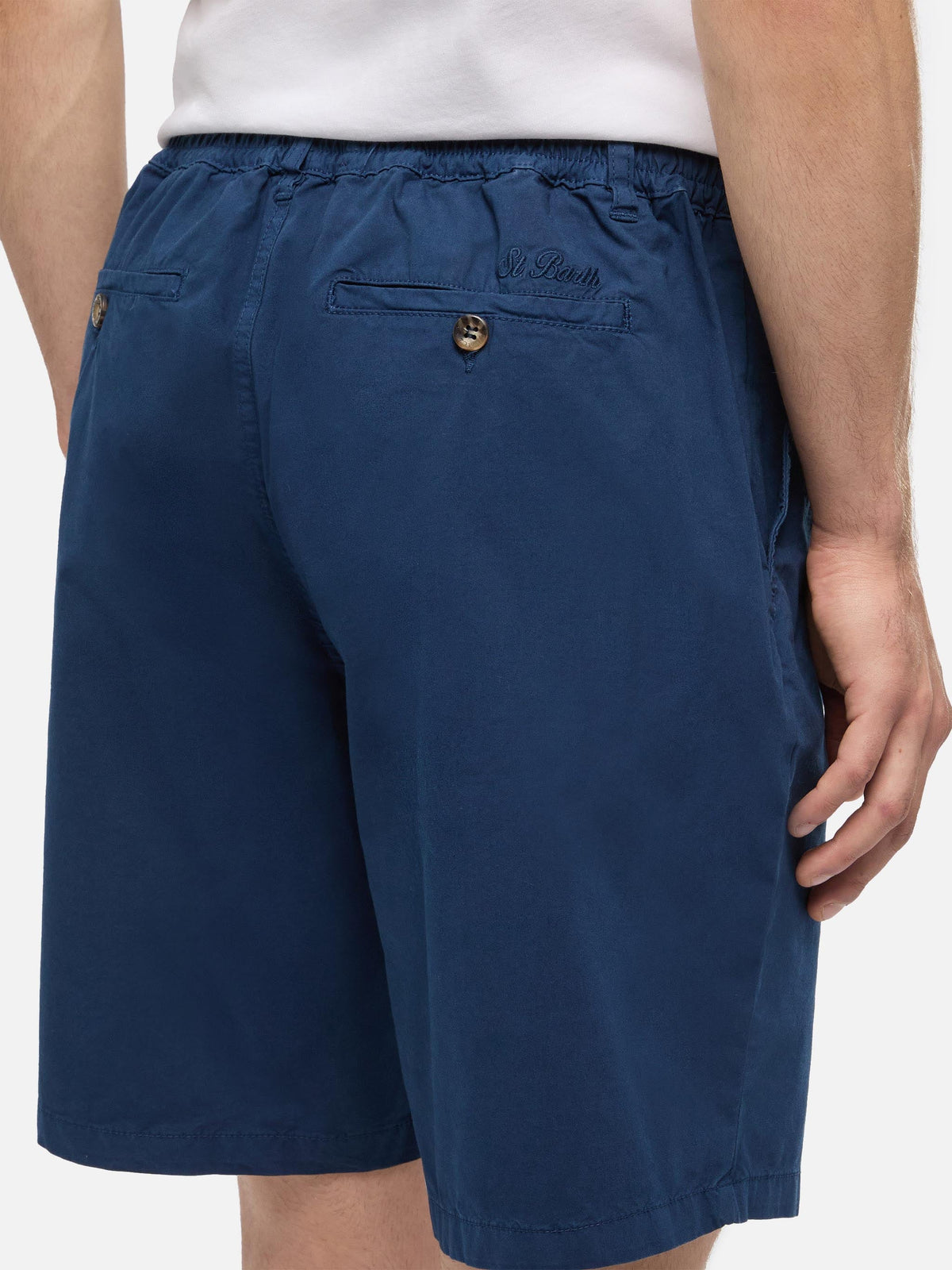 Bermuda Ischia blu navy in cotone