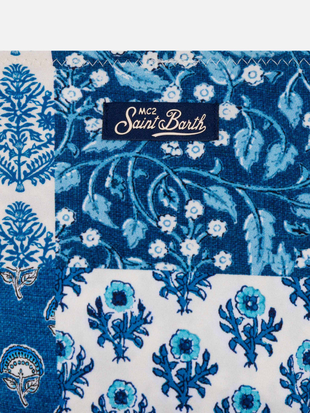 Bikini reversibile Jaiden Double con stampa a patch di fiori