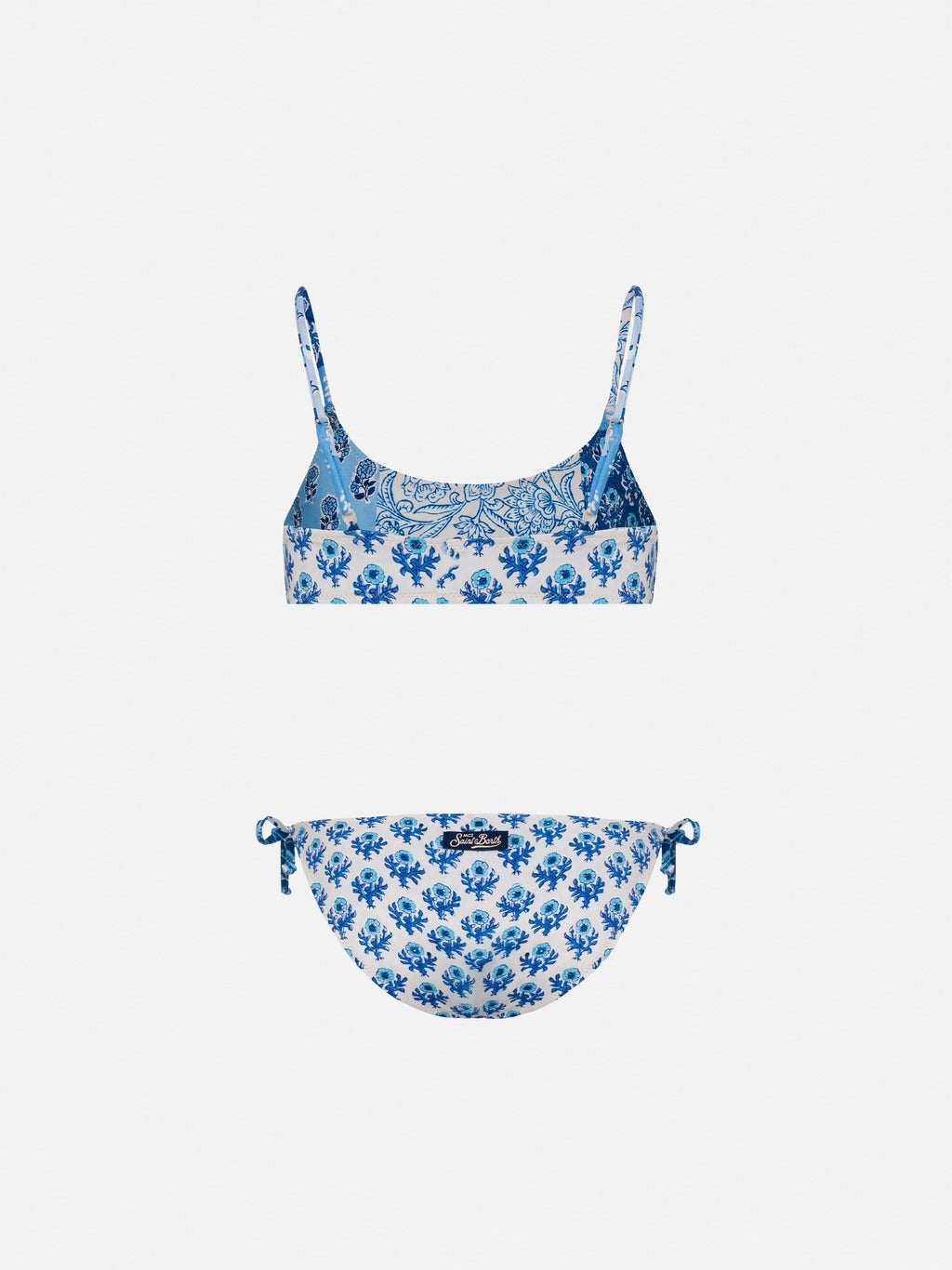 Bikini reversibile Jaiden Double con stampa a patch di fiori