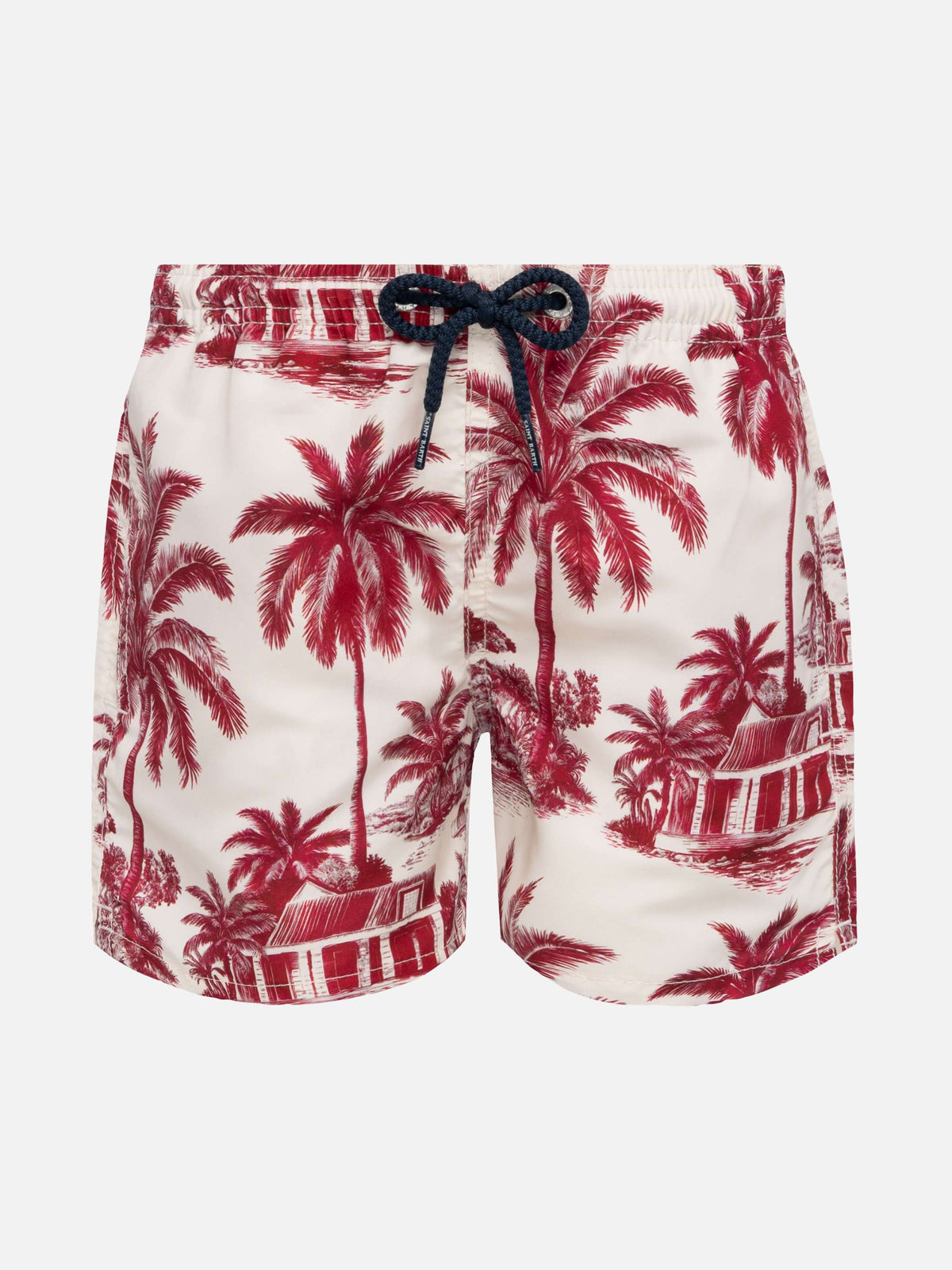 Costume mare Jean bianco panna con stampa toile de Jouy | Special Edition