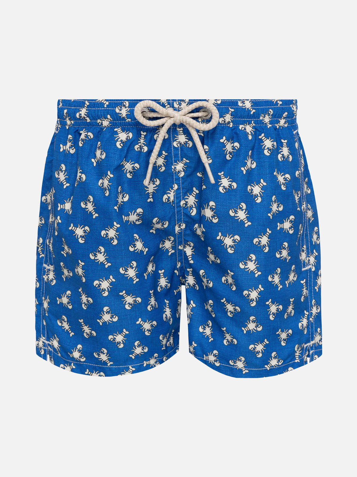 Costume mare Jean Lighting bluette con stampa aragoste