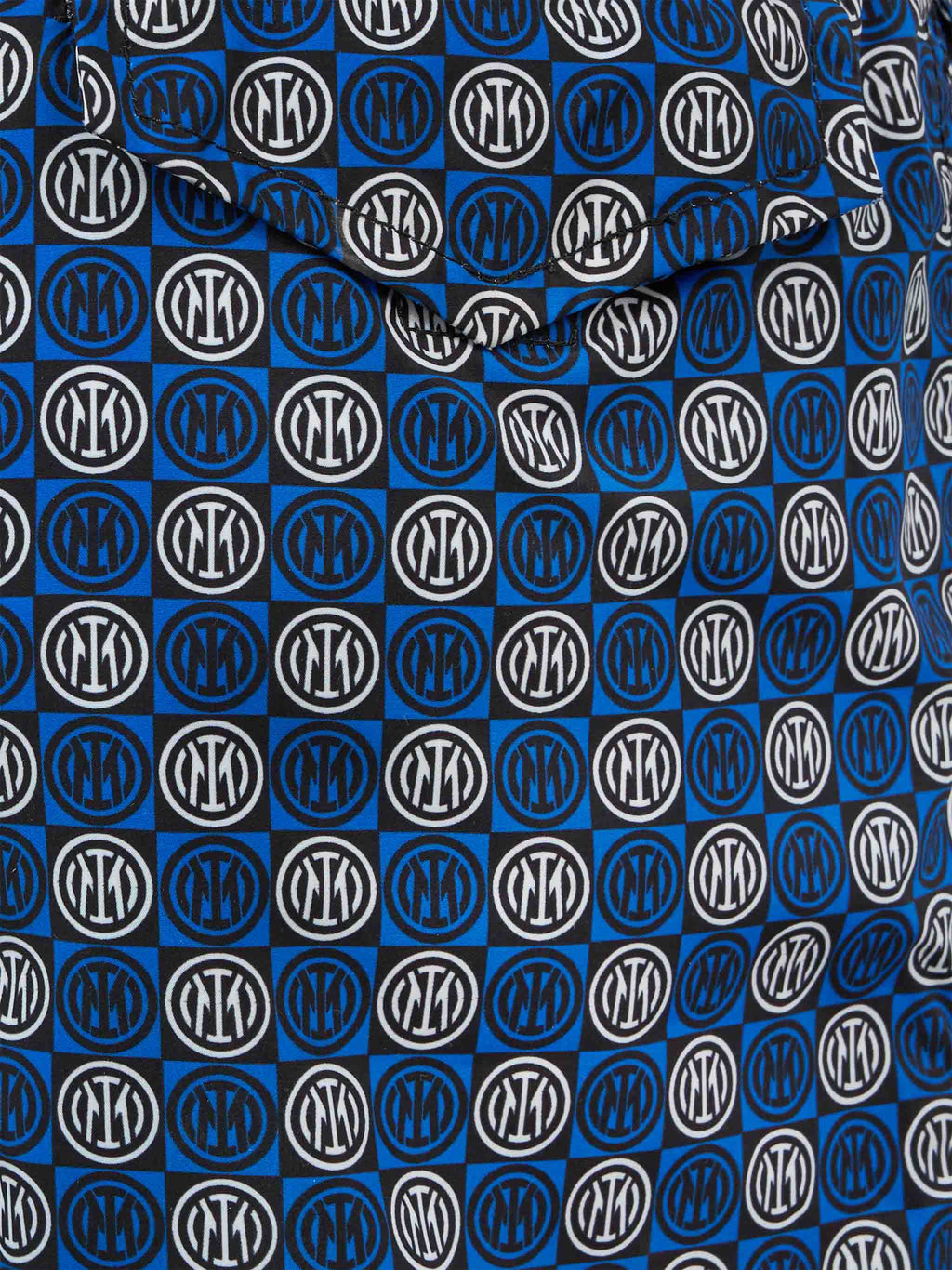Costume mare Jean Lighting bluette e nero con stampa logo Inter | Special Edition