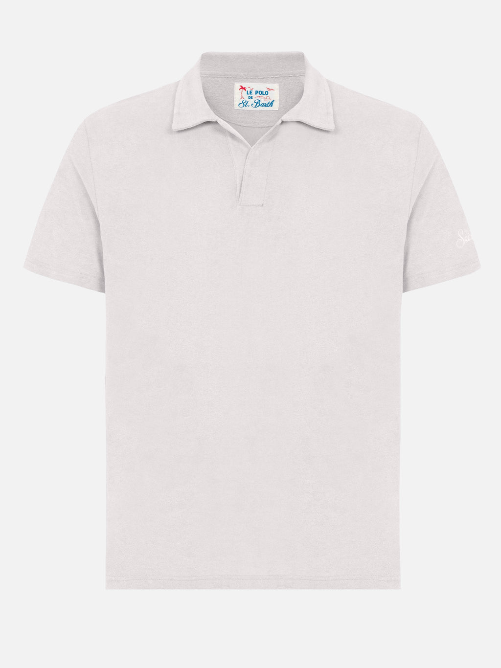 Polo Jeremy bianca in spugna product image 5