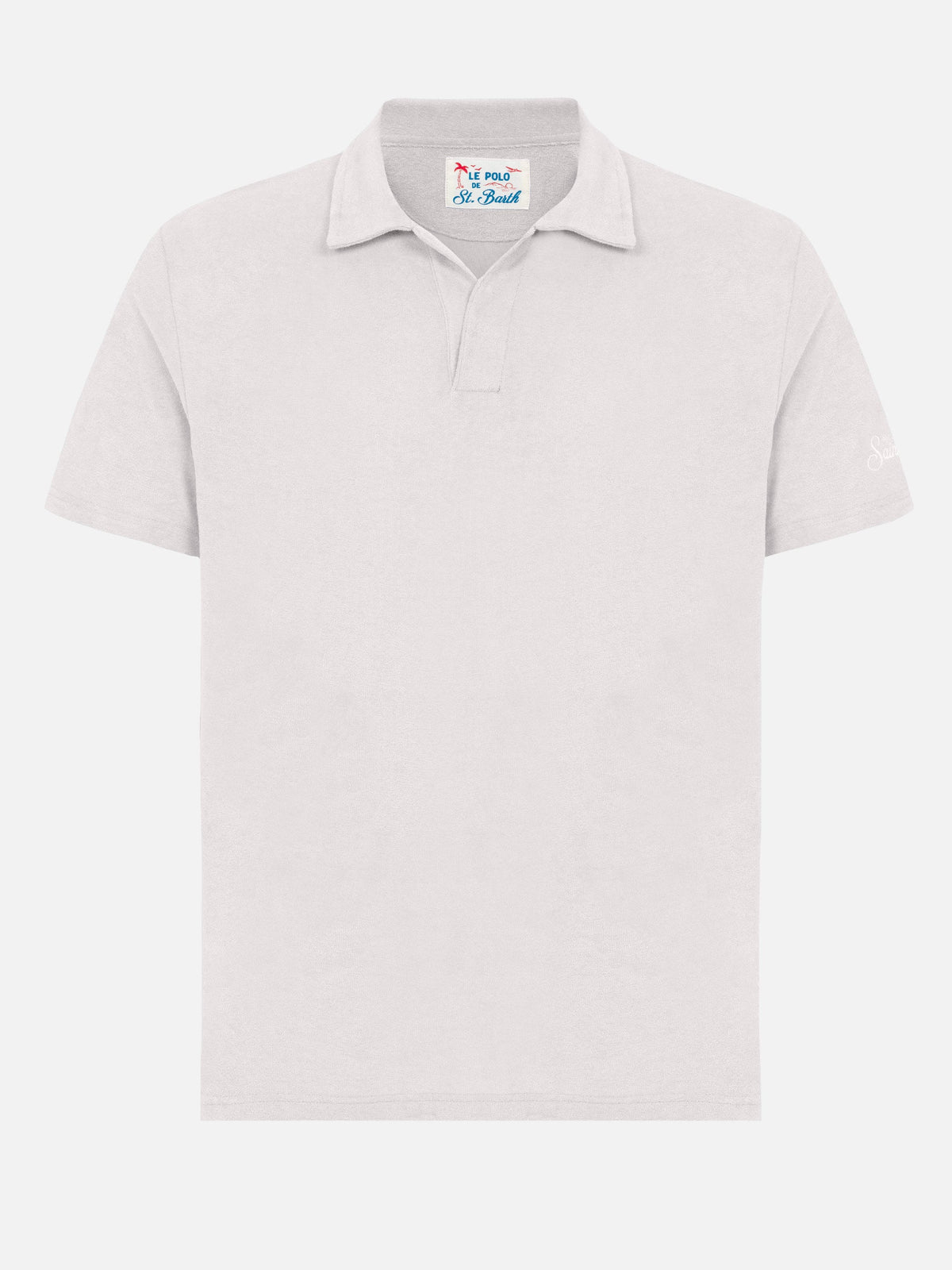 Polo Jeremy bianca in spugna product image 5