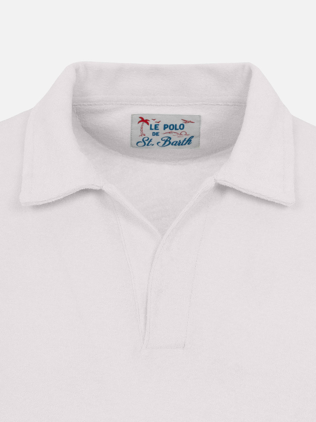 Polo Jeremy bianca in spugna product image 8
