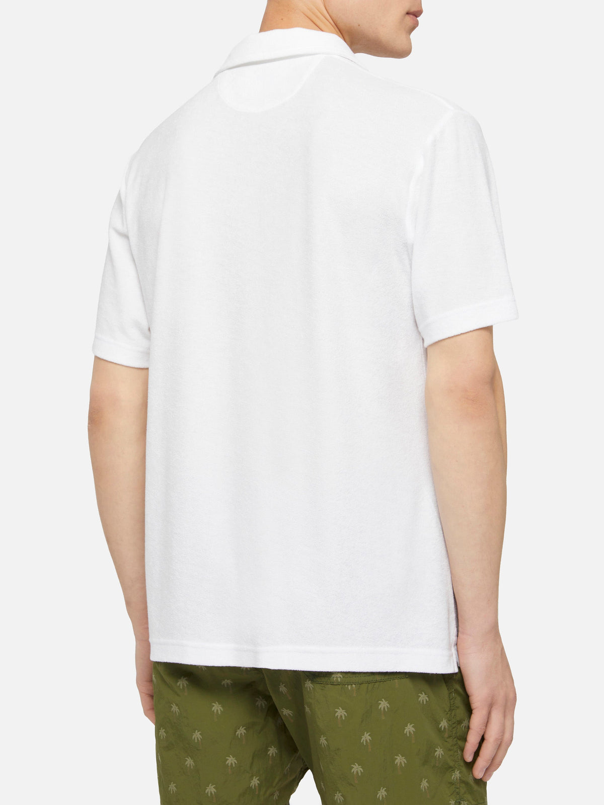 Polo Jeremy bianca in spugna product image 3