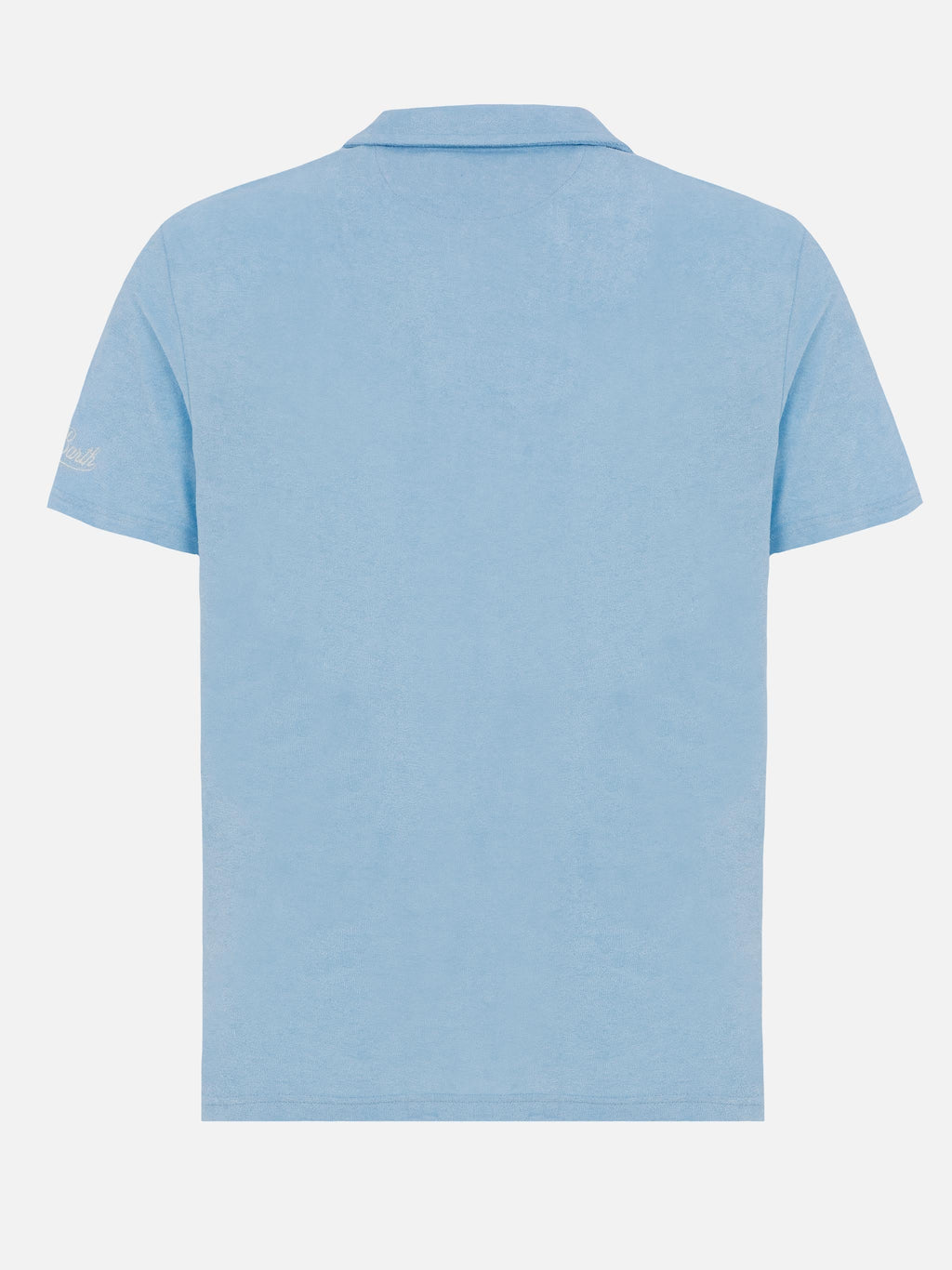 Polo Jeremy azzurra in spugna con ricamo logo product image 6